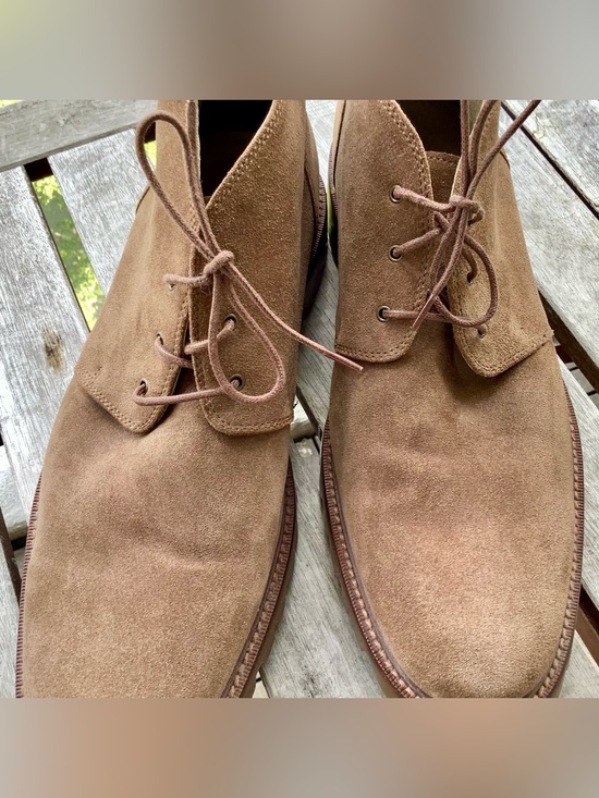 Banana Republic Chukka Brown Suede Boots Men’s Sz 11.5 - NWOT main image 9